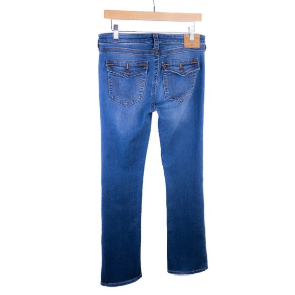 True Religion Becca Mid Rise Bootcut Wash Jeans Women’s 31 x -- Cotton Blend - Picture 5 of 9